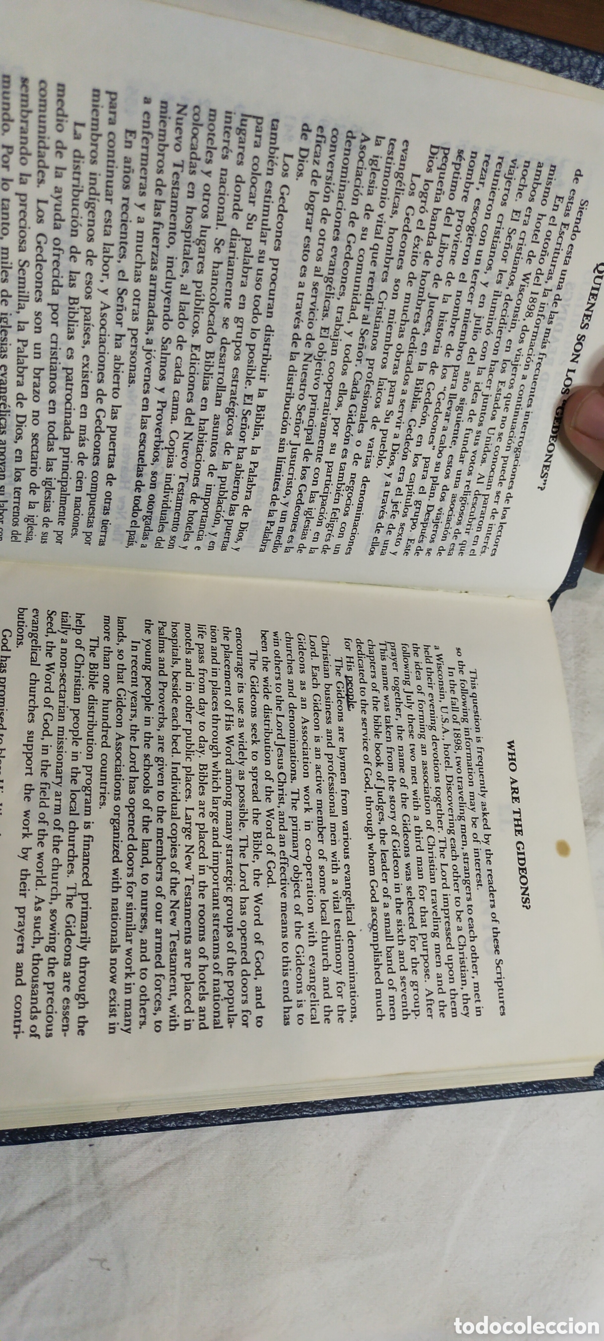 Libros de segunda mano: Nuevo testamento. espa&ntilde;ol e ingl&eacute;s - Foto 2