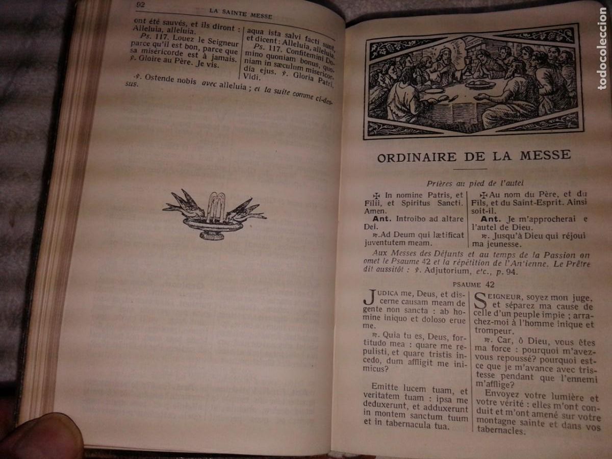 Libros de segunda mano: MISSEL VESPERAL, 1942, EN FRANCES, B19 - Foto 6