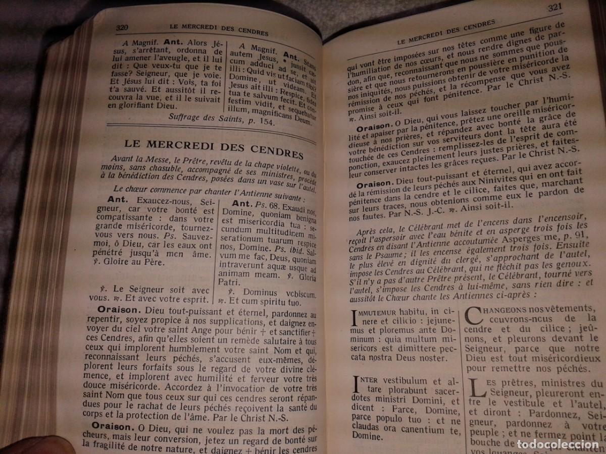 Libros de segunda mano: MISSEL VESPERAL, 1942, EN FRANCES, B19 - Foto 8
