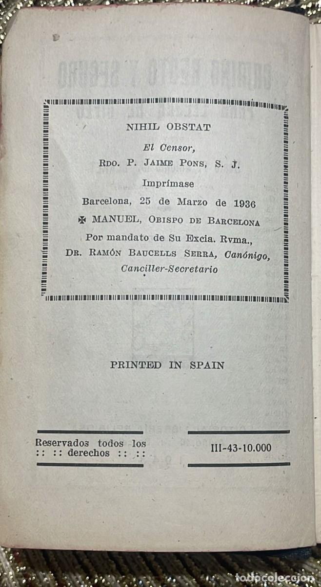 Libros de segunda mano: LIBRO CAMINO RECTO B.P . CLARET - Foto 2