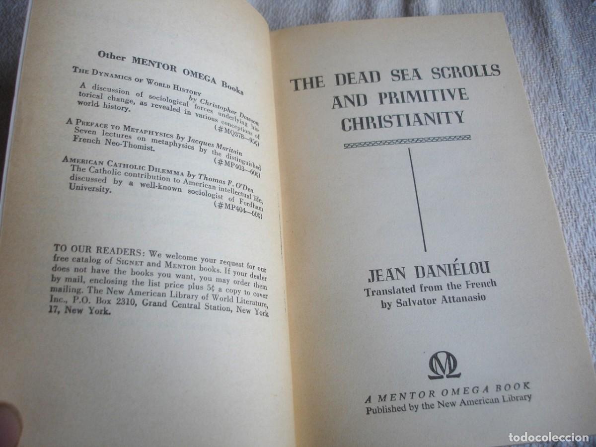 Libros de segunda mano: The Dead Sea scrolls and primitive christianity - Foto 3