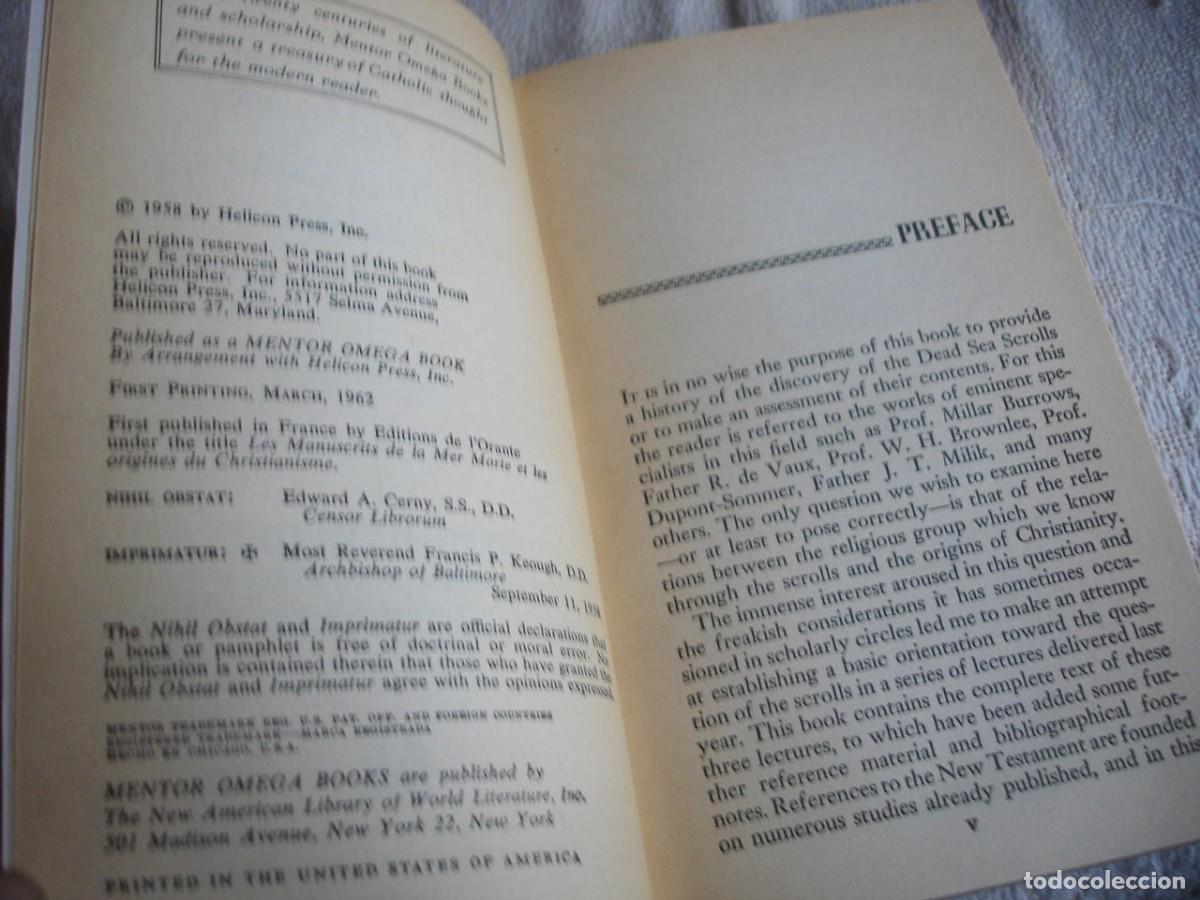 Libros de segunda mano: The Dead Sea scrolls and primitive christianity - Foto 4