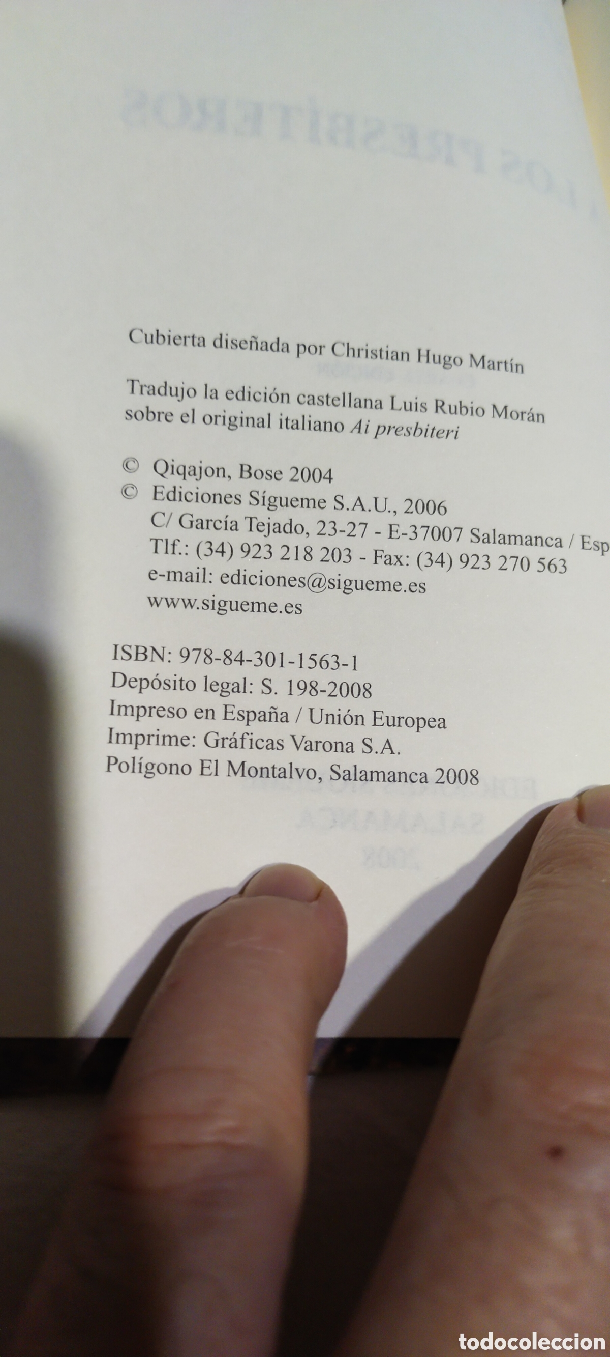 Libros de segunda mano: A los presb&iacute;teros. Enzo bianchi. - Foto 3