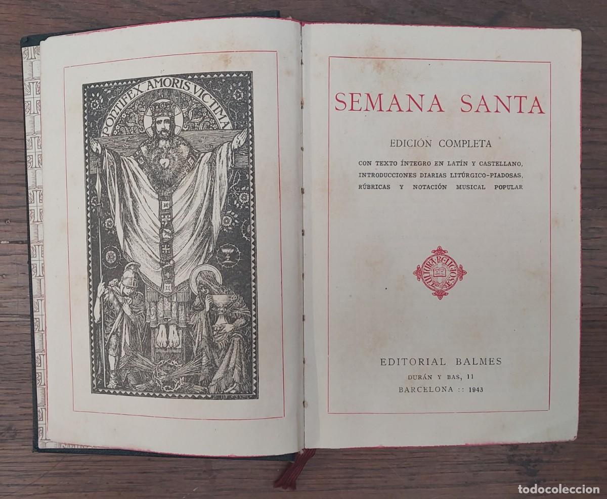 Libros de segunda mano: SEMANA SANTA EDICI&Oacute;N COMPLETA 1943 - Foto 4