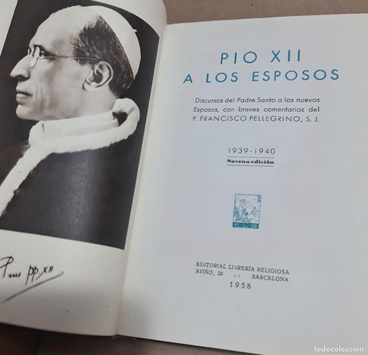 Libros de segunda mano: P&iacute;o XII a los esposos - Foto 3