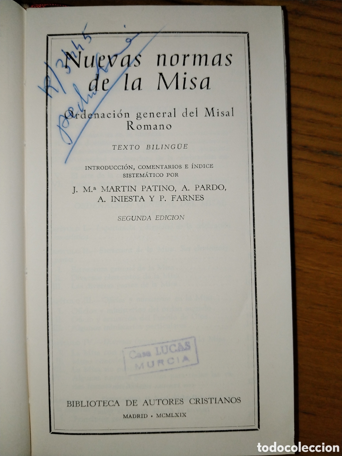 Libros de segunda mano: Nuevas normas de la misa. - Foto 3