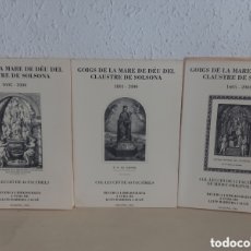 Libros de segunda mano: GOIGS DE LA MARE DE DEU DEL CLAUSTRE DE SOLSONA..3 CARPETAS COL. FACSIMILS. 2001
