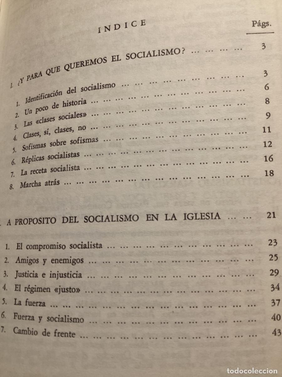 Libros de segunda mano: HABLEMOS DEL SOCIALISMO - Foto 2
