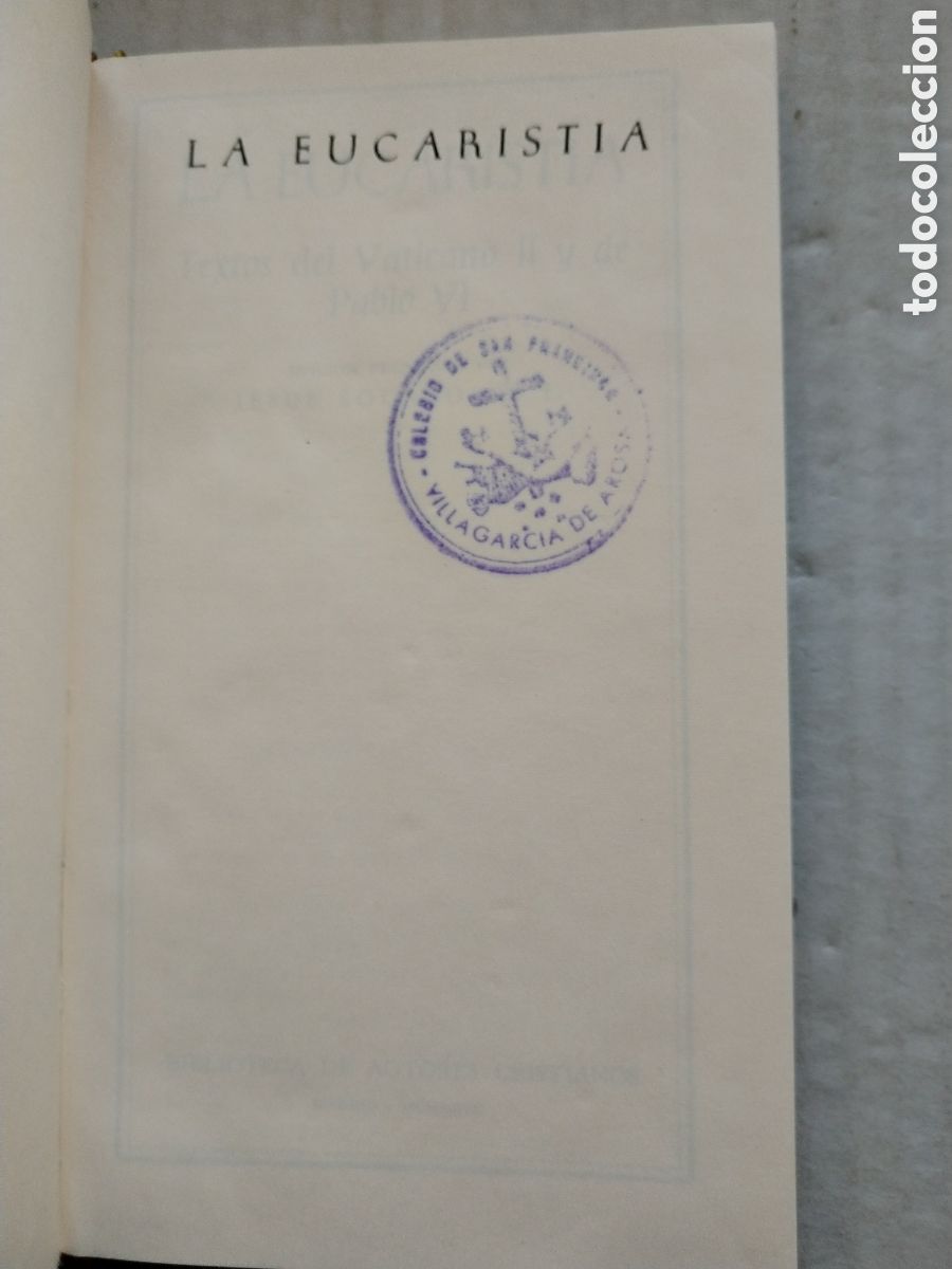 Libros de segunda mano: LA EUCARISTIA/B. A. C. - Foto 2