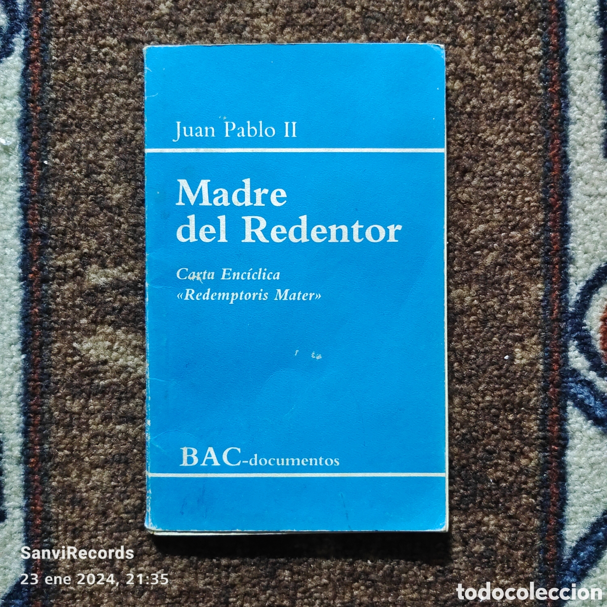 Libros de segunda mano: MADRE DEL REDENTOR (JUAN PABLO II) (BAC DOCUMENTOS) - Foto 1