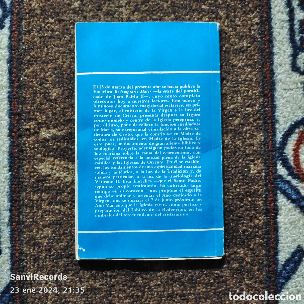 Libros de segunda mano: MADRE DEL REDENTOR (JUAN PABLO II) (BAC DOCUMENTOS) - Foto 2