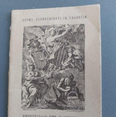 Libros de segunda mano: FESTIVIDAD DEL SANTISIMO CORPUS CHRISTI - VALENCIA - 1954 - EXPLICACIÓN PROCESIÓN DEL CORPUS 1815