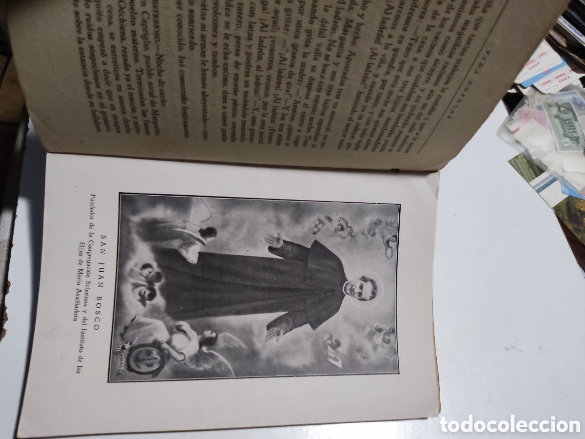 Libros de segunda mano: Libro vida de San Juan Bosco 1943 - Foto 6