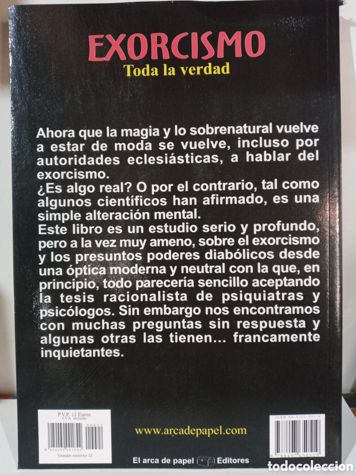 Libros de segunda mano: EXORCISMO. TODA LA VERDAD. - Foto 2