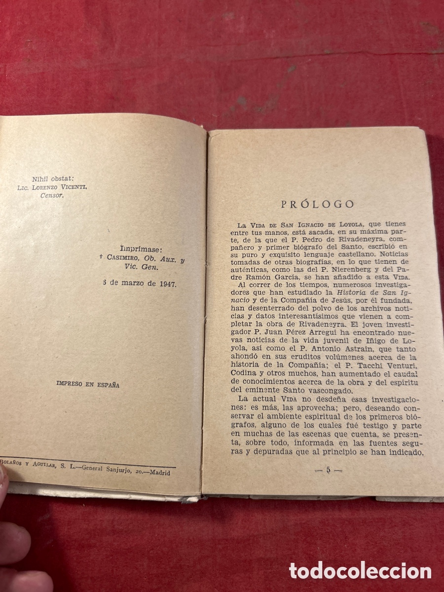 Libros de segunda mano: VIDA DE SAN IGNACIO DE LOYOLA - Foto 3