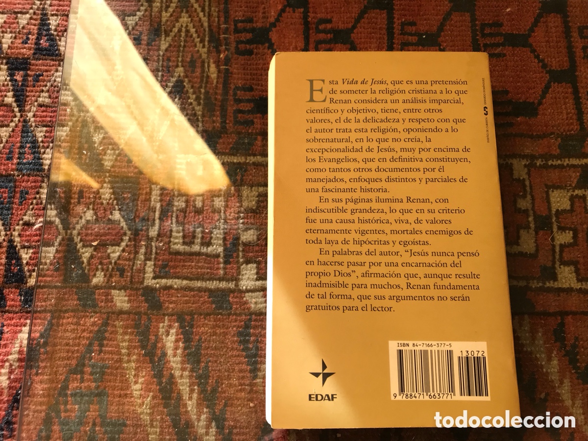 Libros de segunda mano: Vida de Jes&uacute;s. Ernest Ren&aacute;n. Edaf - Foto 3