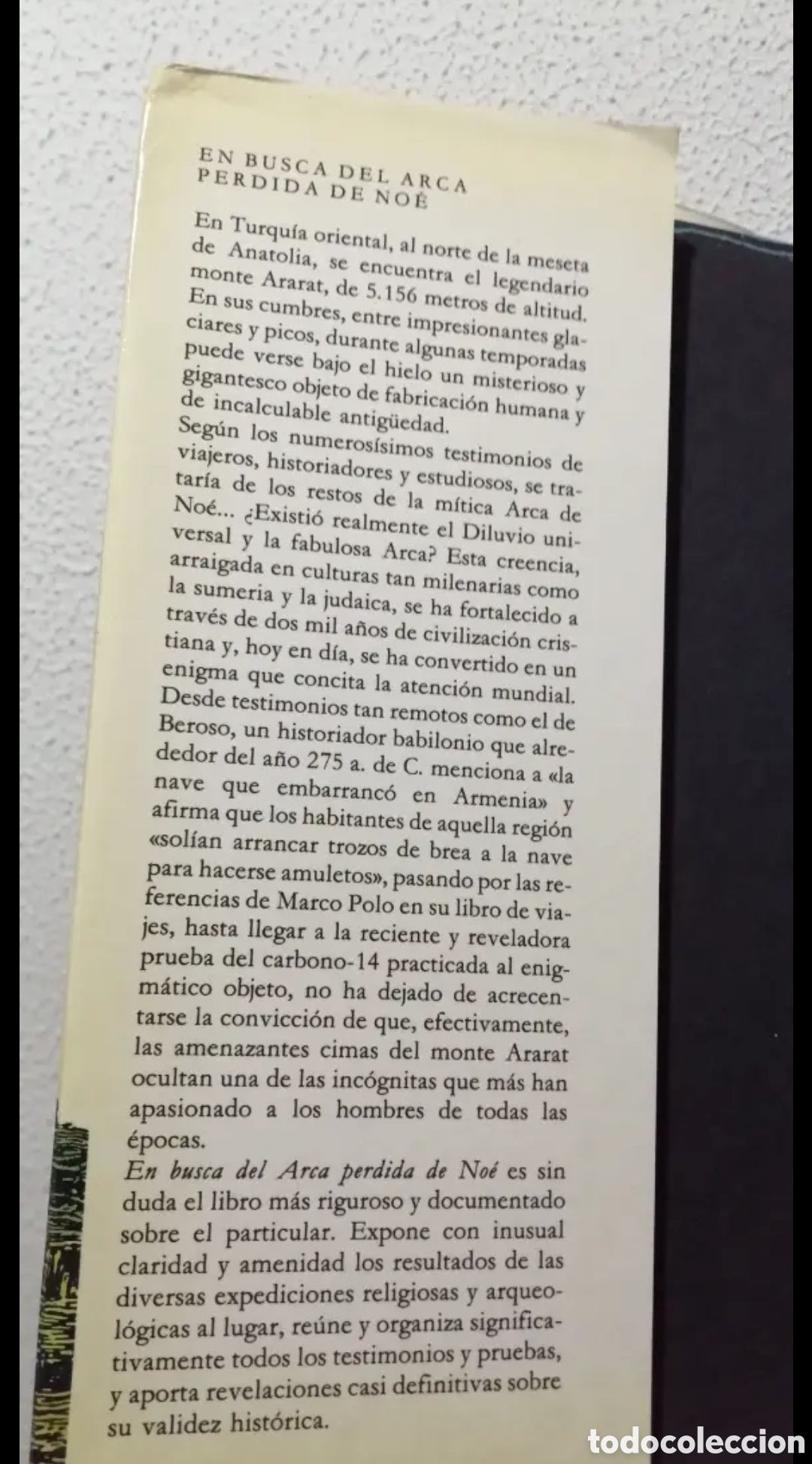 Libros de segunda mano: En busca del Arca perdida de No&eacute;. Charles Berlitz - Foto 3
