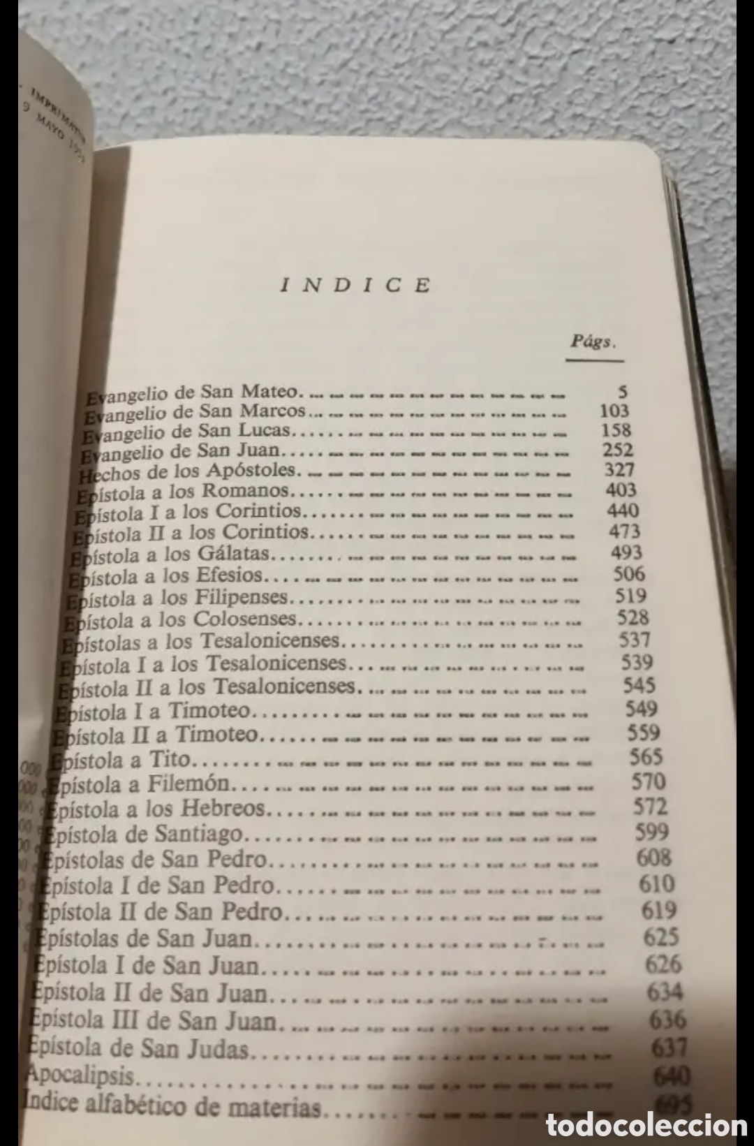 Libros de segunda mano: 1965 Nuevo Testamento. N&aacute;car Colunga - Foto 5
