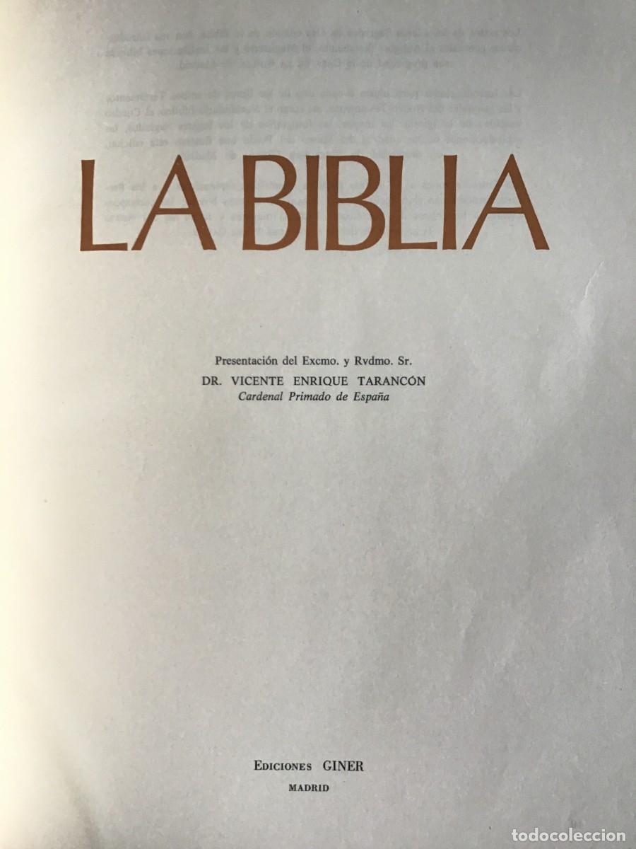 Libros de segunda mano: LA BIBLIA / EDICIONES GINER 1970 - Foto 4