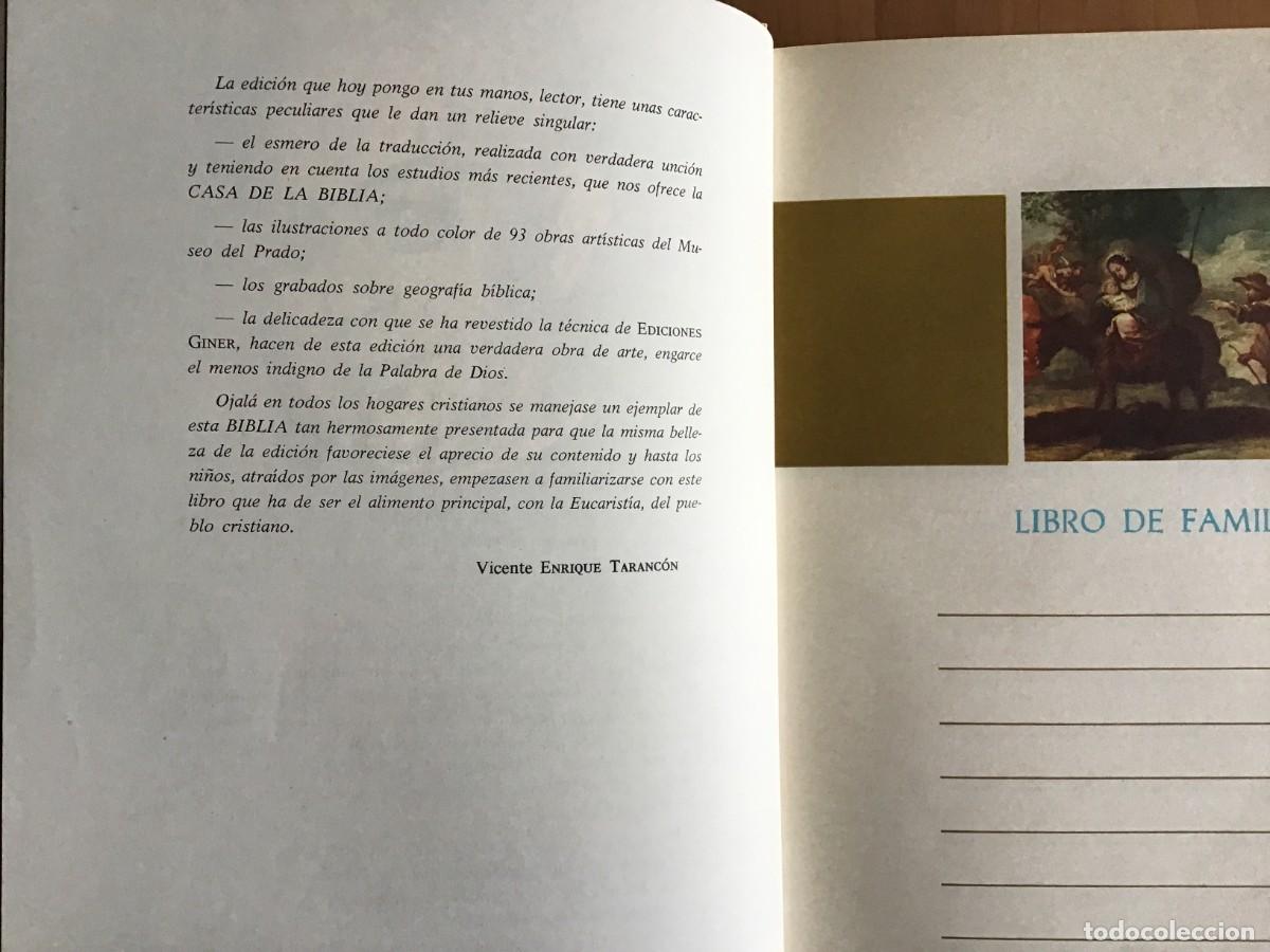 Libros de segunda mano: LA BIBLIA / EDICIONES GINER 1970 - Foto 7