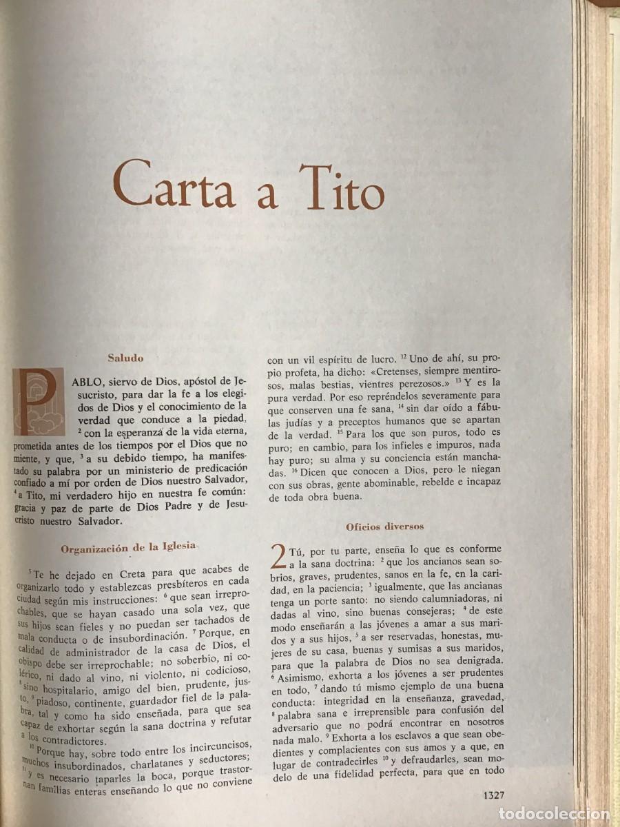 Libros de segunda mano: LA BIBLIA / EDICIONES GINER 1970 - Foto 15