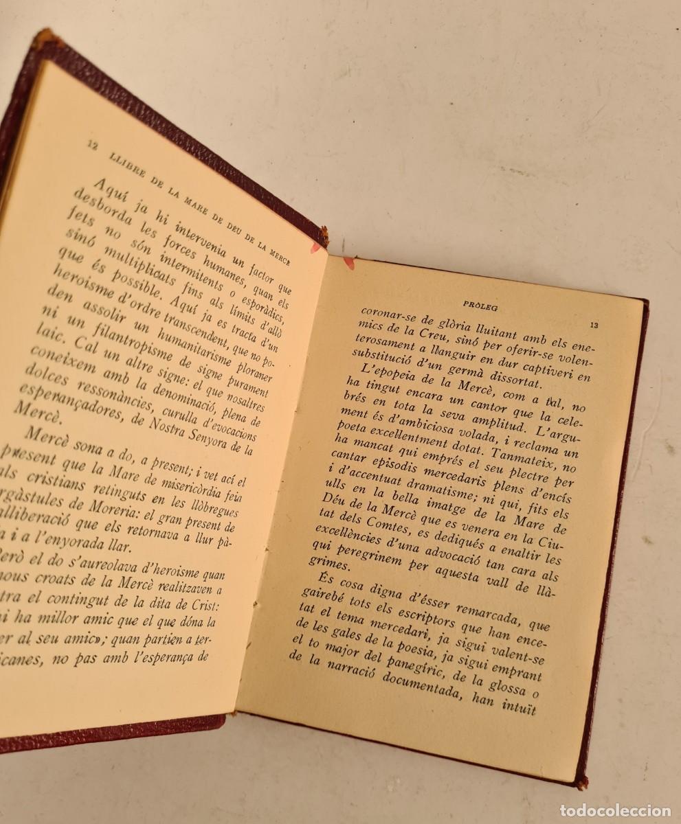 Libros de segunda mano: Llibre de la Mare de D&eacute;u de la Merc&egrave; 1950 Primera Edici&oacute; - Editorial Selecta - Foto 11