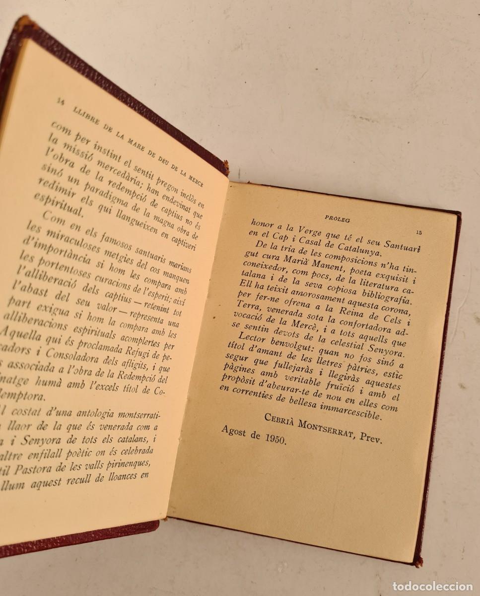 Libros de segunda mano: Llibre de la Mare de D&eacute;u de la Merc&egrave; 1950 Primera Edici&oacute; - Editorial Selecta - Foto 12