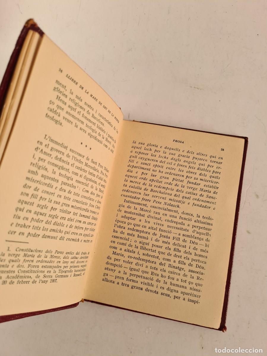 Libros de segunda mano: Llibre de la Mare de D&eacute;u de la Merc&egrave; 1950 Primera Edici&oacute; - Editorial Selecta - Foto 15