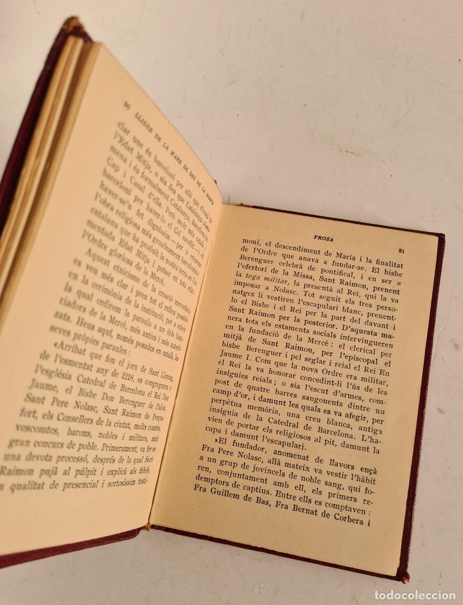 Libros de segunda mano: Llibre de la Mare de D&eacute;u de la Merc&egrave; 1950 Primera Edici&oacute; - Editorial Selecta - Foto 17