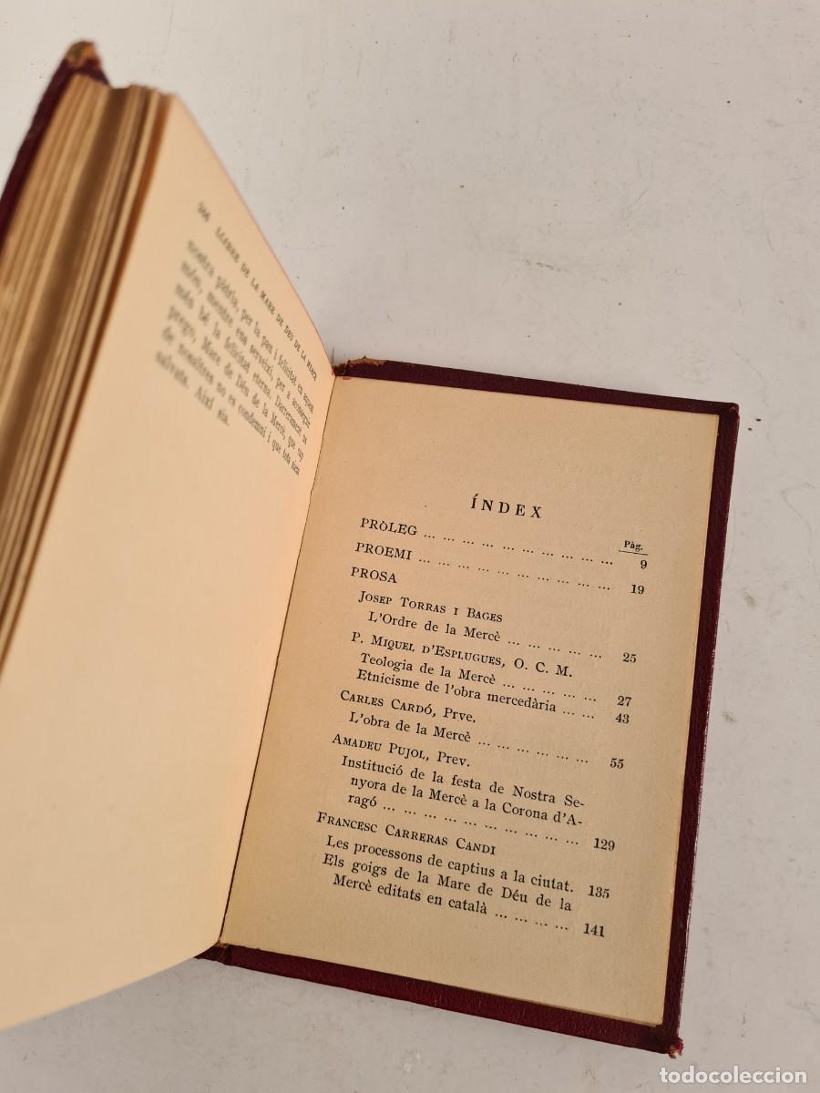 Libros de segunda mano: Llibre de la Mare de D&eacute;u de la Merc&egrave; 1950 Primera Edici&oacute; - Editorial Selecta - Foto 22