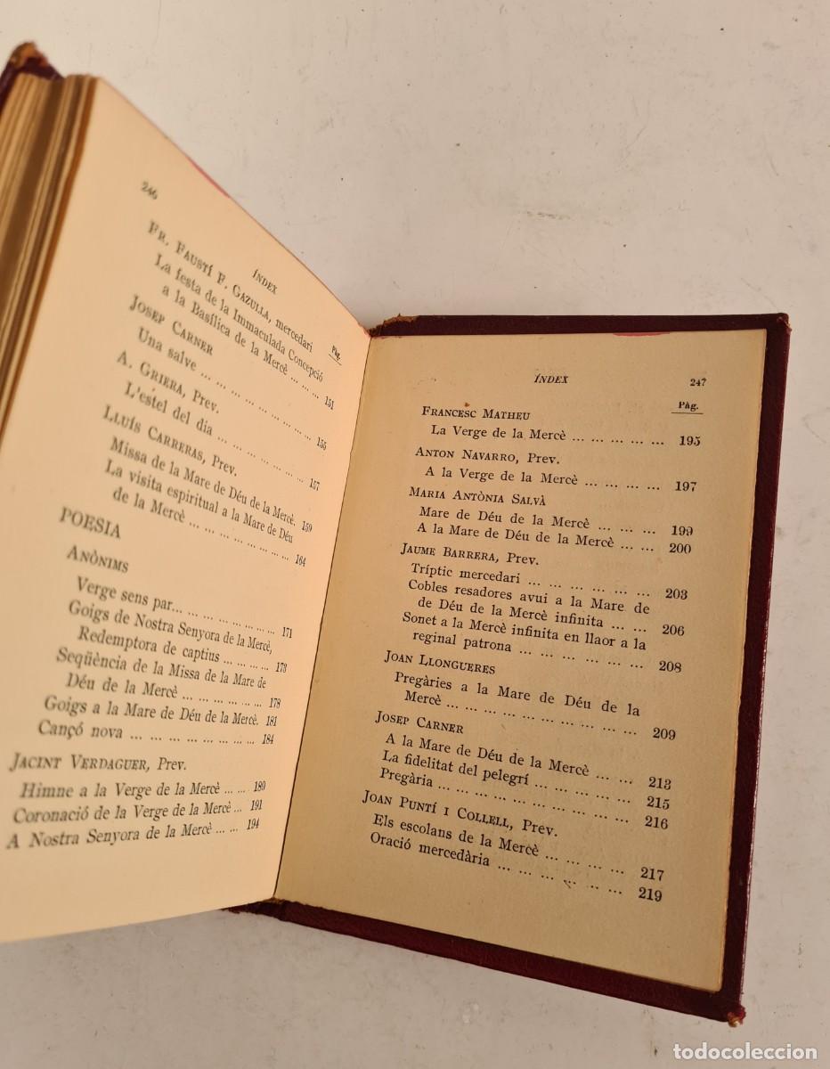 Libros de segunda mano: Llibre de la Mare de D&eacute;u de la Merc&egrave; 1950 Primera Edici&oacute; - Editorial Selecta - Foto 23