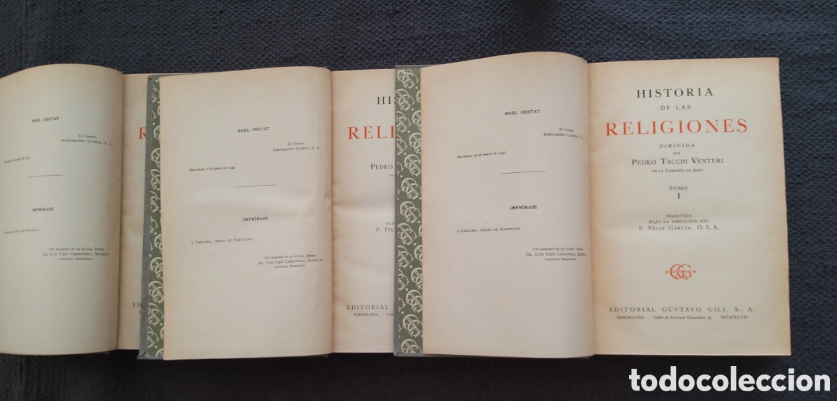 Libros de segunda mano: Historia de las Religiones. 3 Tomos - Foto 3