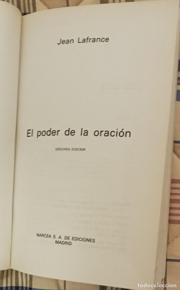 Libros de segunda mano: El poder de la oraci&oacute;n. J. Lafrance. Ed. Narcea. 1984. 2&ordf;. Ed. - Foto 2