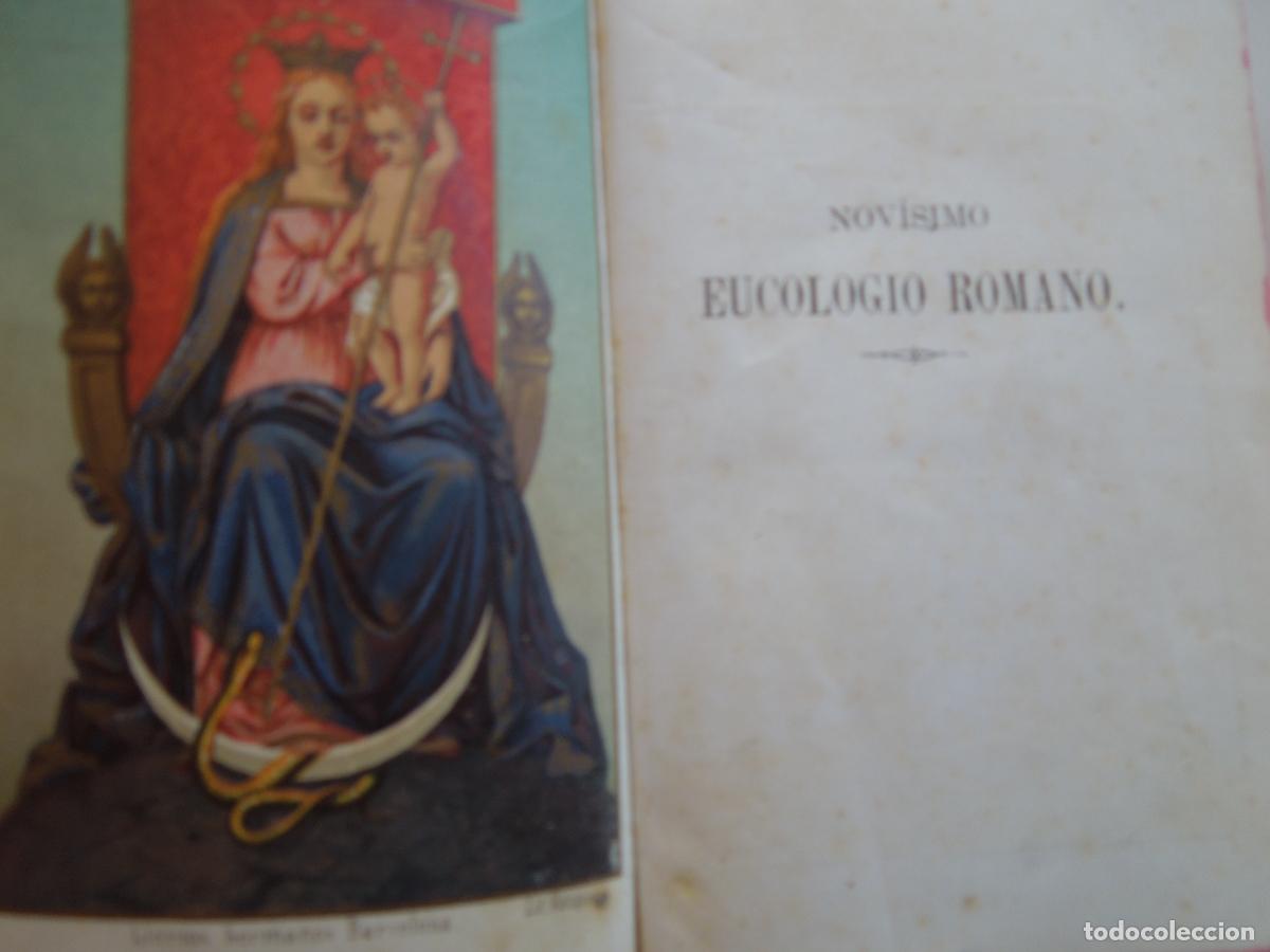 Libros de segunda mano: NOV&Iacute;SIMO EUCOLOGIO ROMANO. - Foto 1