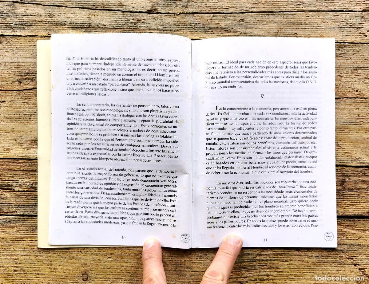 Libros de segunda mano: MANIFIESTO POSITIO FRATERNITATIS ROSAE CRUCIS - Foto 3