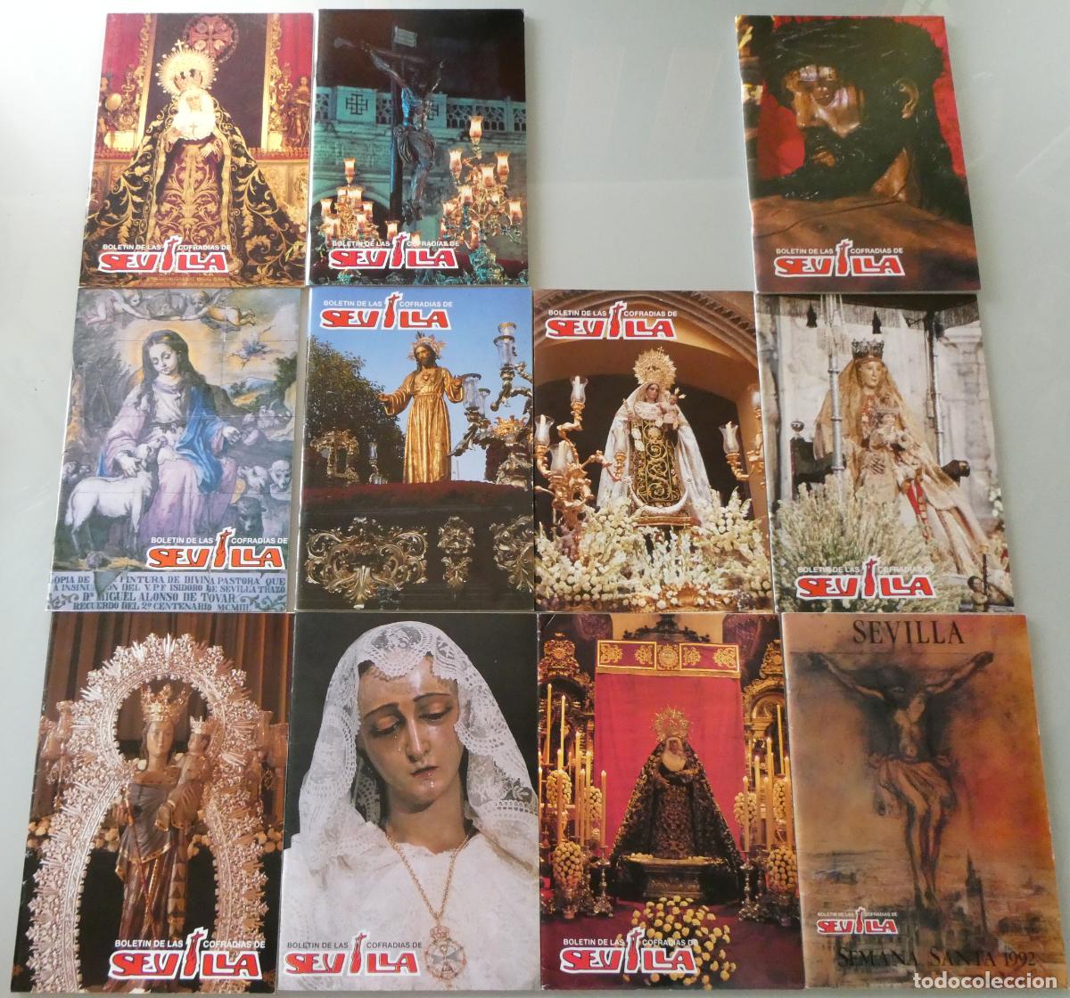 Libri di seconda mano: 11 / 12 REVISTAS RELIGIOSAS SEMANA SANTA SEVILLA BOLET&Iacute;N COFRAD&Iacute;AS 1991 376 377 379 380 381 1,6KG