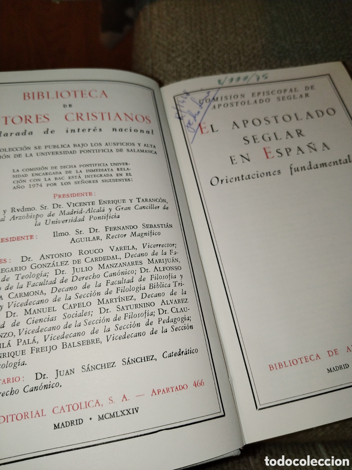 Libros de segunda mano: El apostolado seglar en Espa&ntilde;a. BAC - Foto 2