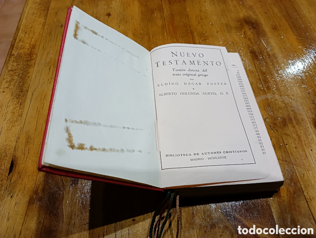 Libros de segunda mano: Nuevo testamento Nacar Colunga. - Foto 3