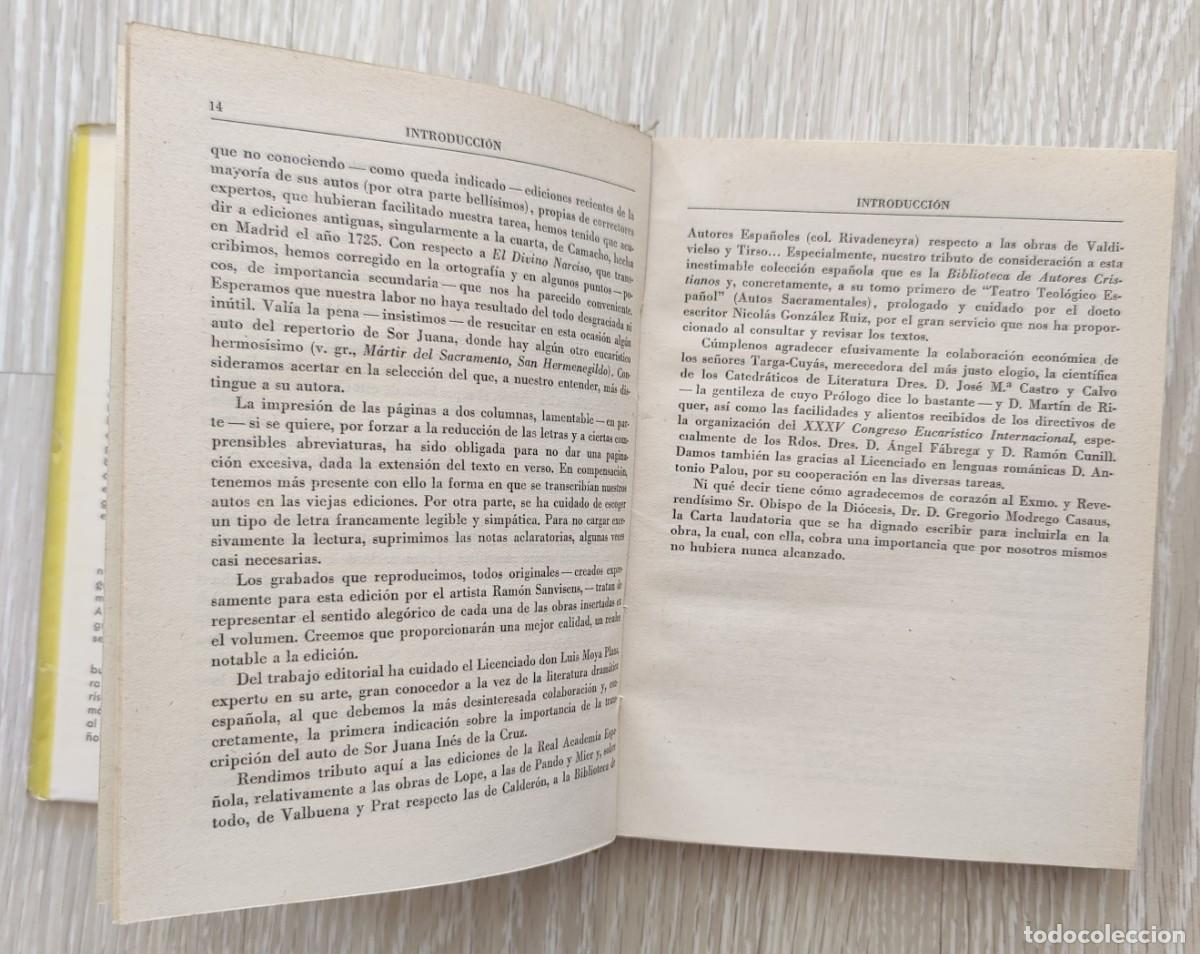 Libros de segunda mano: Libro Autos Sacramentales Eucaristicos - Foto 6