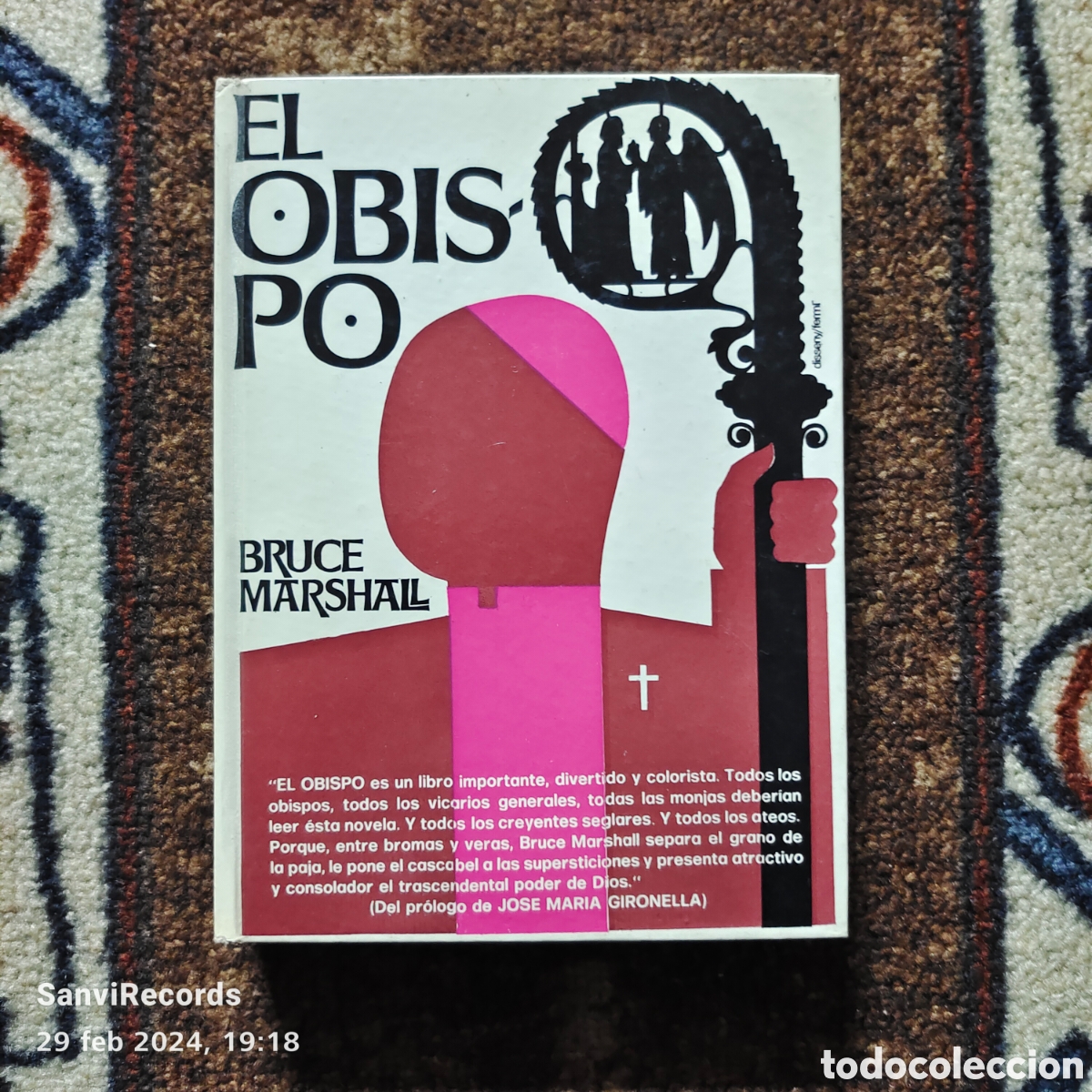 Libros de segunda mano: EL OBISPO (BRUCE MARSHALL) - Foto 1