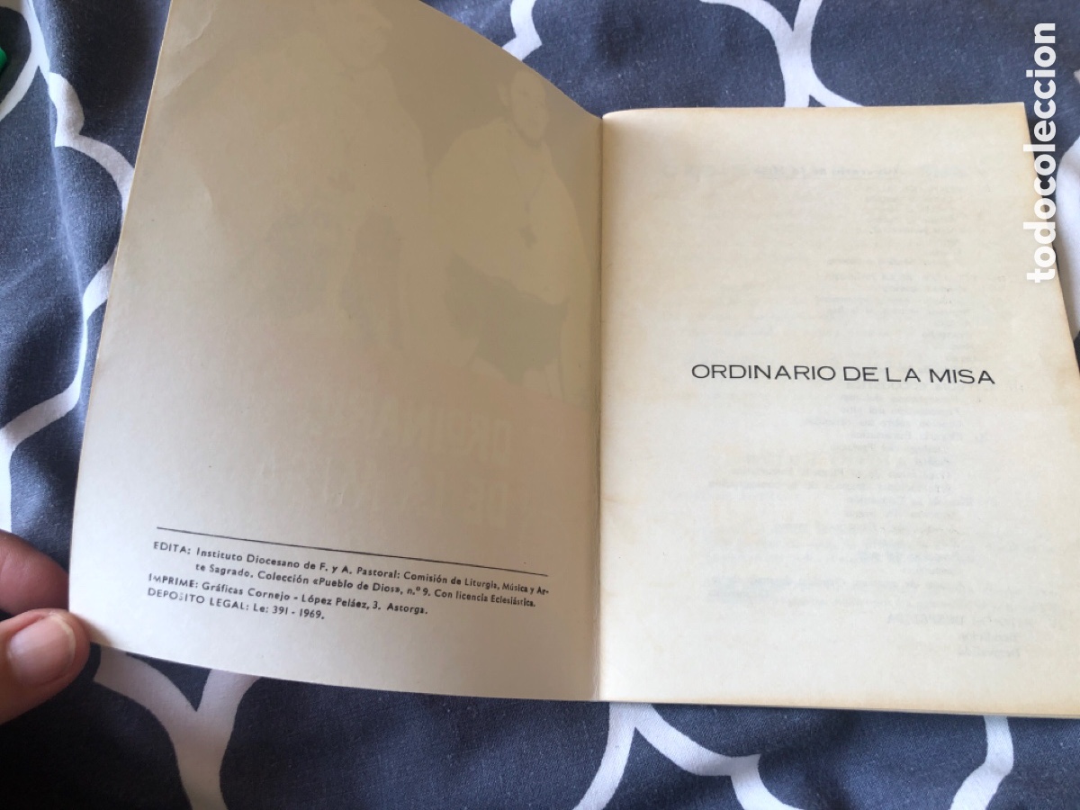 Libros de segunda mano: Ordinario de la misa y cantoral. ASM - Foto 3