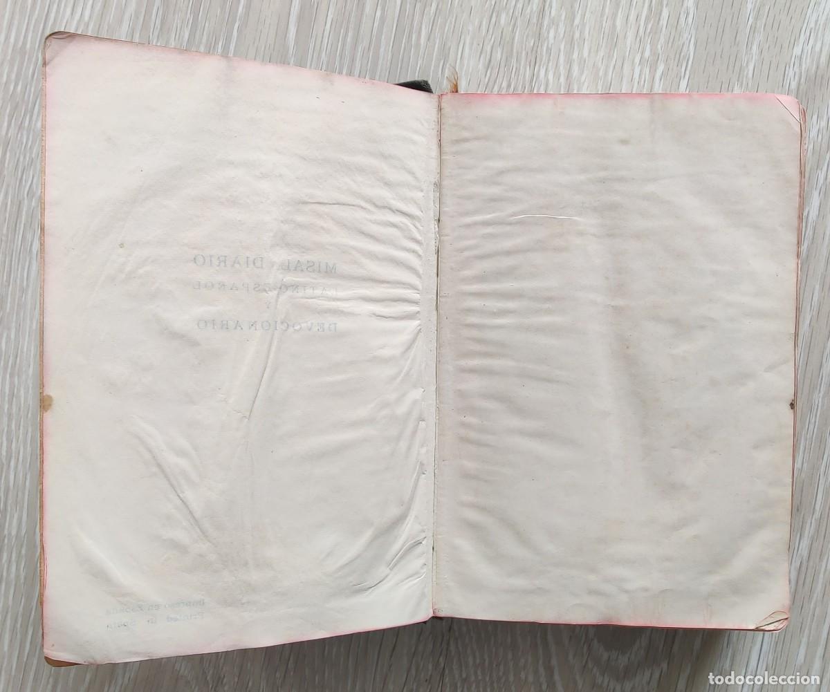Libros de segunda mano: Libro Misal Diario Y Devocionario - Foto 3