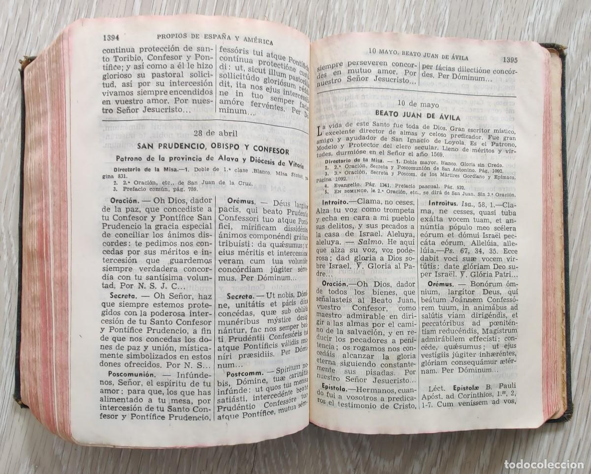 Libros de segunda mano: Libro Misal Diario Y Devocionario - Foto 7