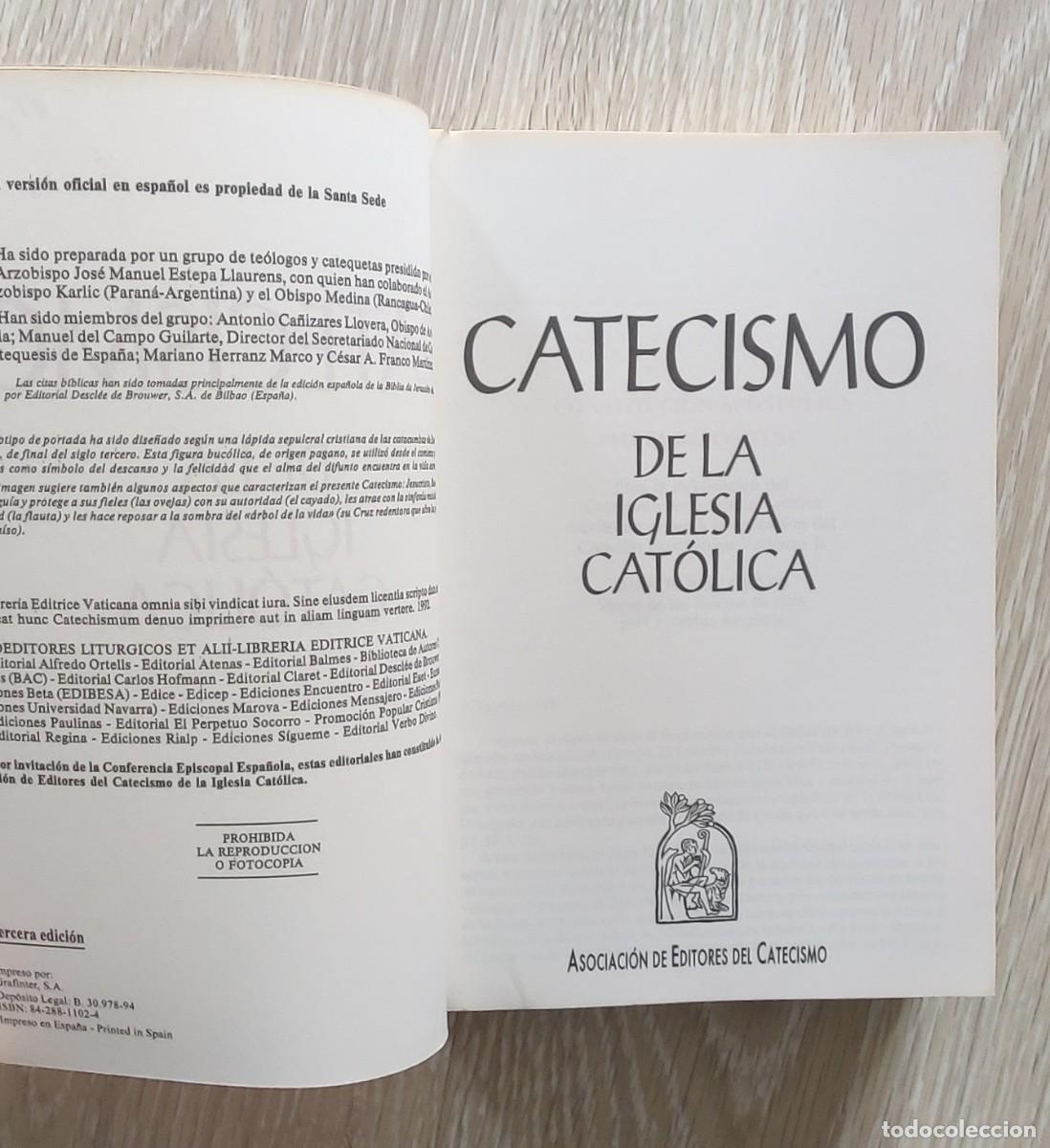 Libros de segunda mano: Libro Catecismo De La Iglesia Catolica - Foto 3
