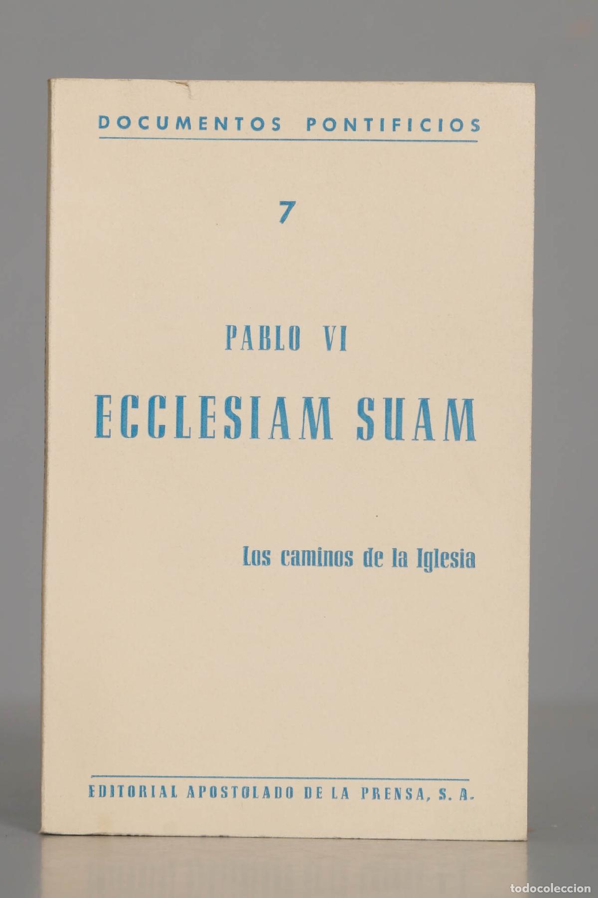 Libros de segunda mano: ECCLESIAM SUAM. PABLO VI - Foto 1