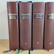 Libros de segunda mano: LITURGIA DE LAS HORAS SEGÚN EL RITO ROMANO / 3ªED. 1987-88. COEDITORES LITÚRGICOS / CUATRO TOMOS