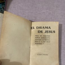 Libros de segunda mano: EL DRAMA DE JESÚS 1949