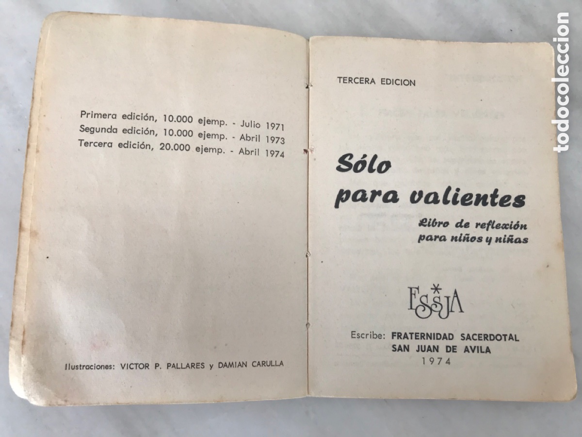 Libros de segunda mano: Libro, s&oacute;lo para valientes - Foto 5