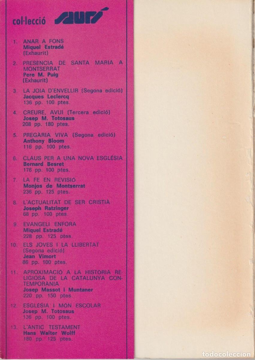 Libros de segunda mano: Mort i esperan&ccedil;a. Llu&iacute;s Duch - Foto 2