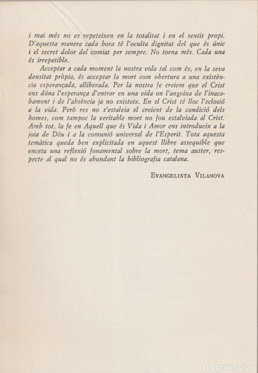 Libros de segunda mano: Mort i esperan&ccedil;a. Llu&iacute;s Duch - Foto 7